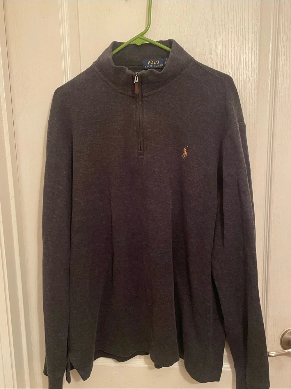 Polo by Ralph Lauren Navy Quarter-Zip Men's Sweater
